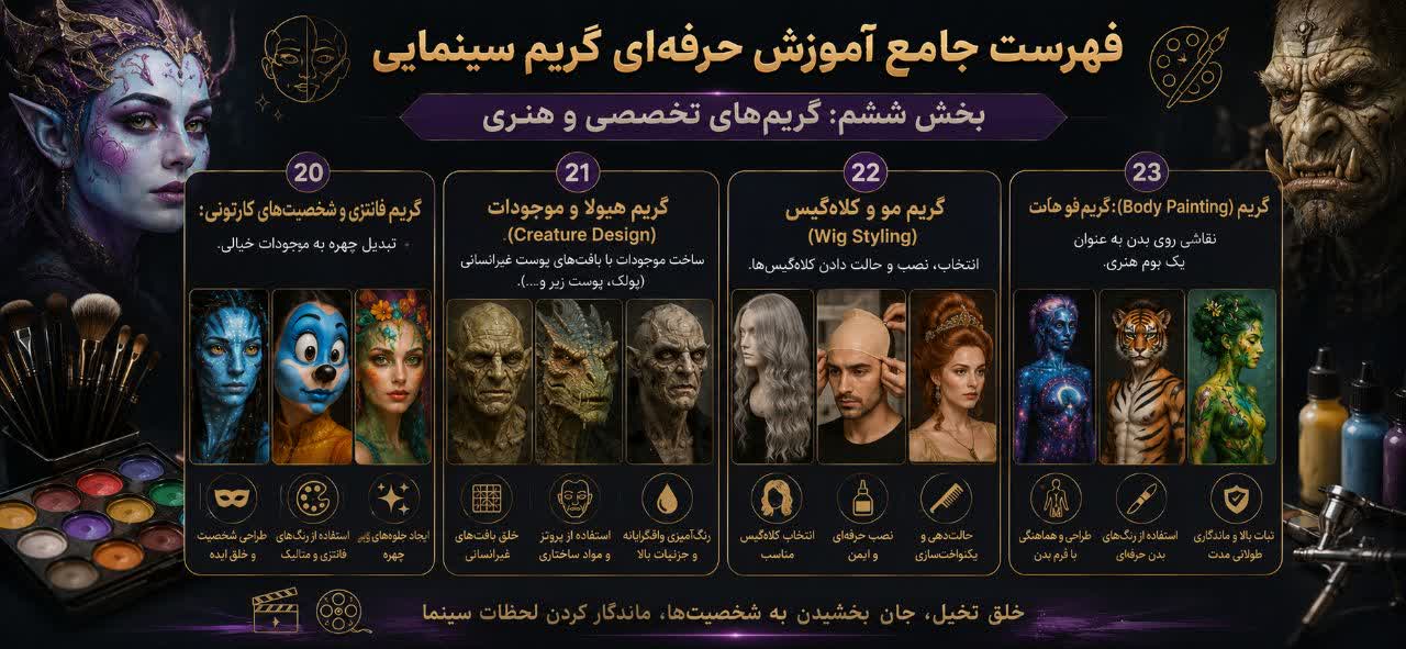 گریم‌های تخصصی و هنری